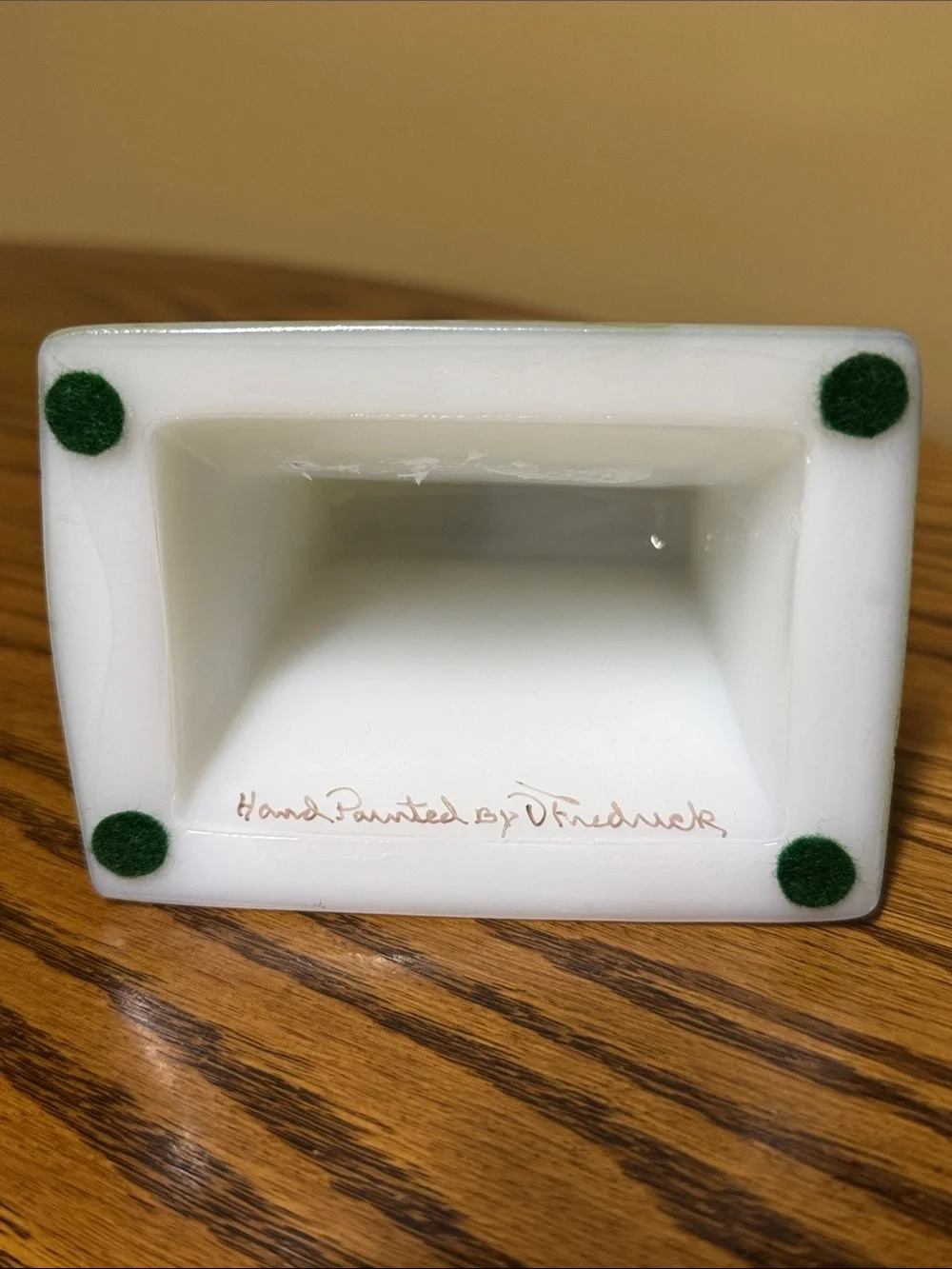 Fenton Art Glass hand painted 